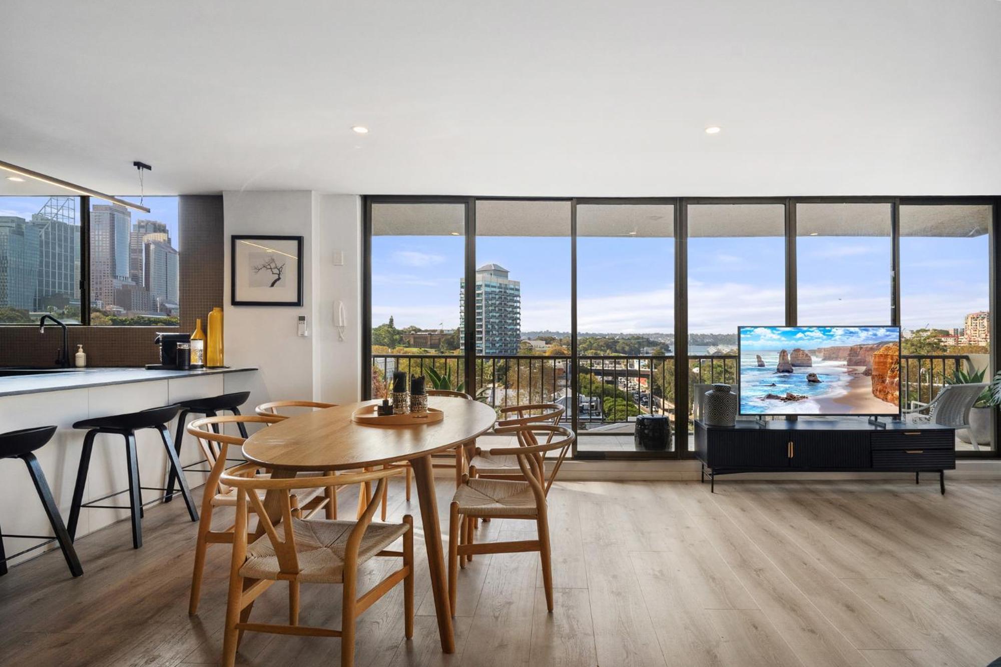 Inner City Harbour Views With Parking Sydney Exterior foto